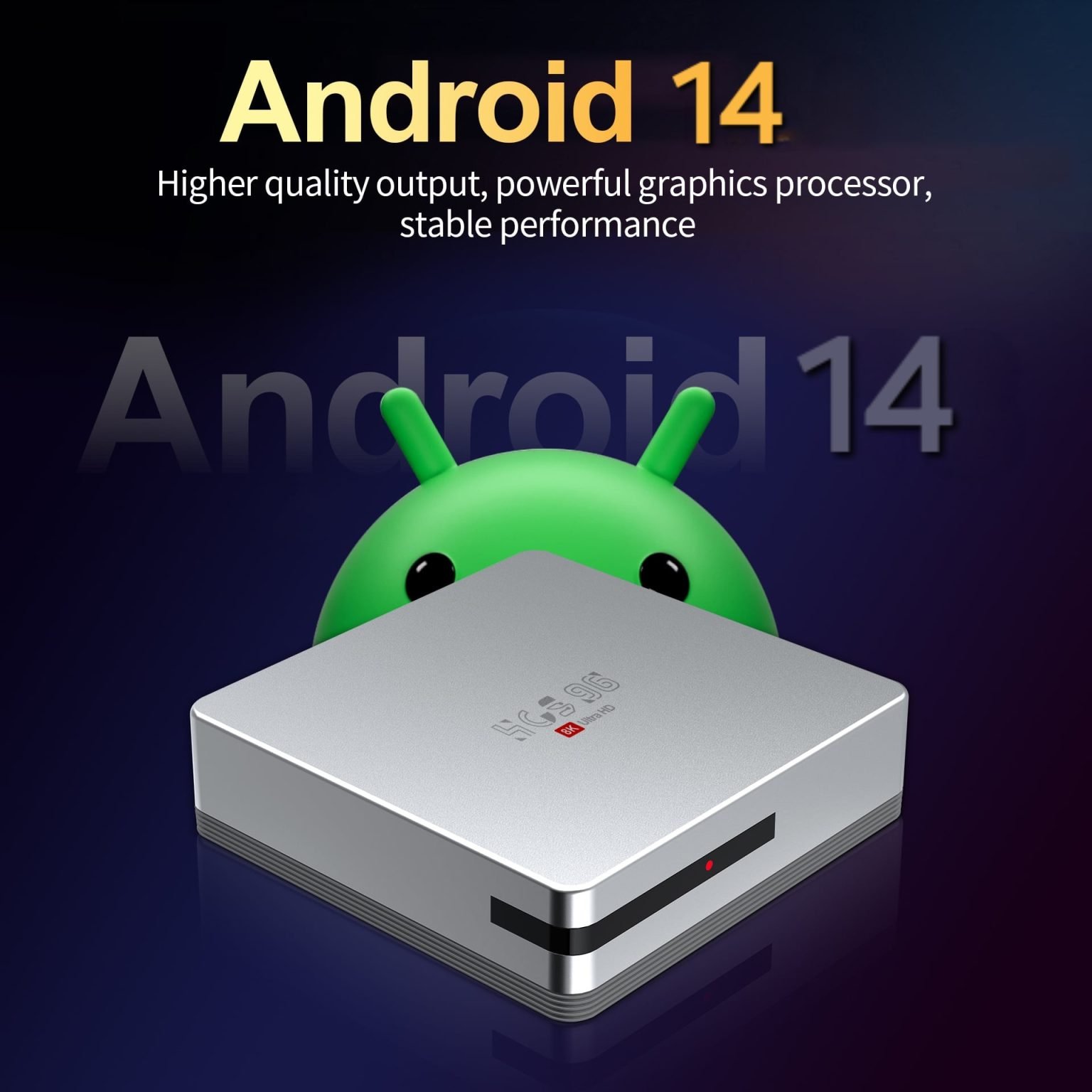 HCS 96 TV Box 8K Android 14 - TAHAT Store | Best Price.