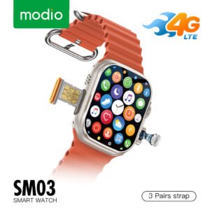 Modio SM03 - Smartwatch avec SIM, Appel HD & Camera