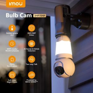 Camera Imou Bulb Cam 3MP (caméra prise ampoule E27)