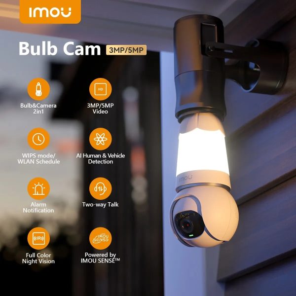 Camera Imou Bulb Cam 3MP (caméra prise ampoule E27)