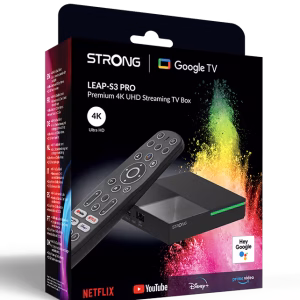 Box TV STRONG Leap-S3 Pro 4K GOOGLE TV PREMIUM 4/32GB
