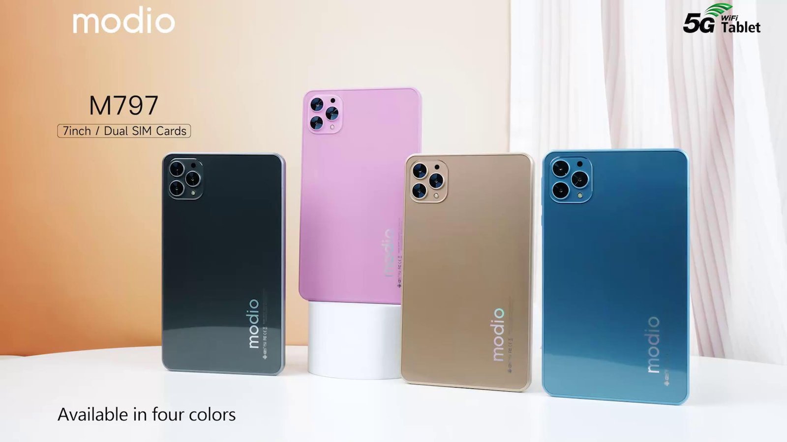 Tablette Modio 7" 4G Dual Sim Clavier 6/256GB M797 – Image 6