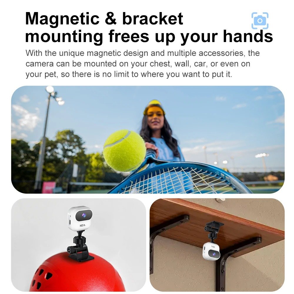 Mini Caméra surveillance HD A800 Wifi avec Batterie – Image 4