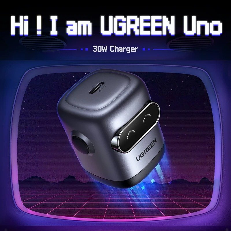 Chargeur Ugreen Robot Gan Fast Charger 30W – Image 2