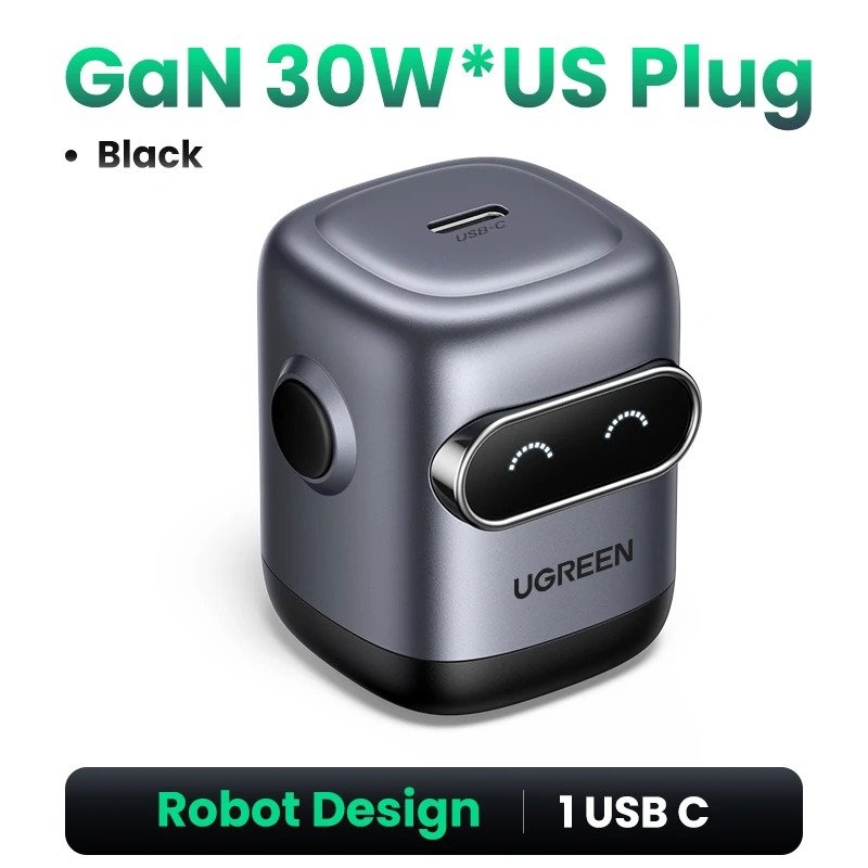 Chargeur Ugreen Robot Gan Fast Charger 30W