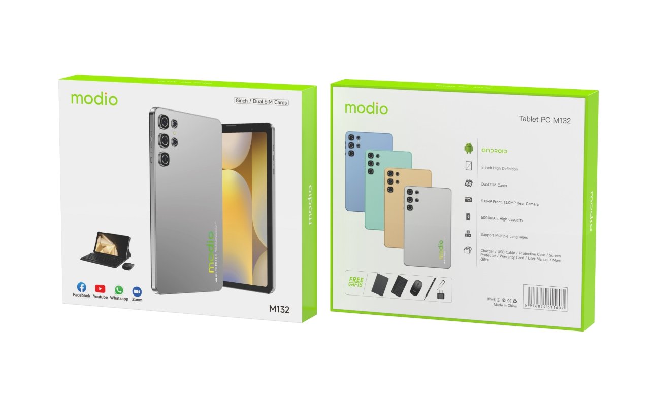 Tablette Modio 8" 5G Dual Sim 8/512GB – Image 3