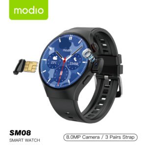Modio SM08 – Smartwatch avec SIM, Appel HD & Camera