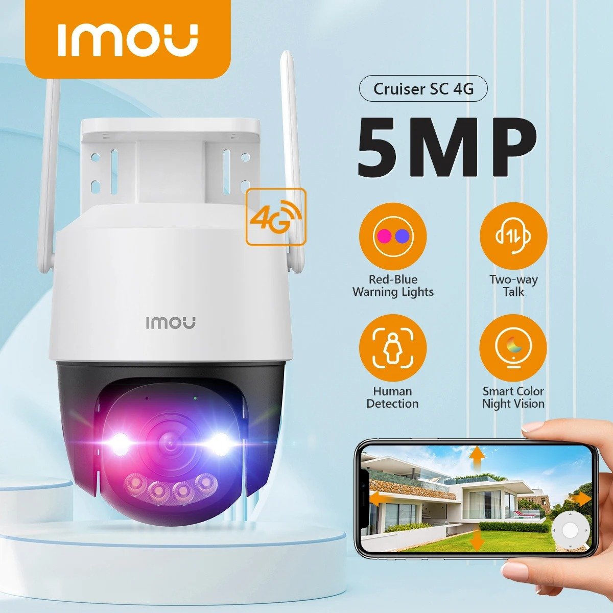 Caméra Imou Cruiser 4G (5MP)